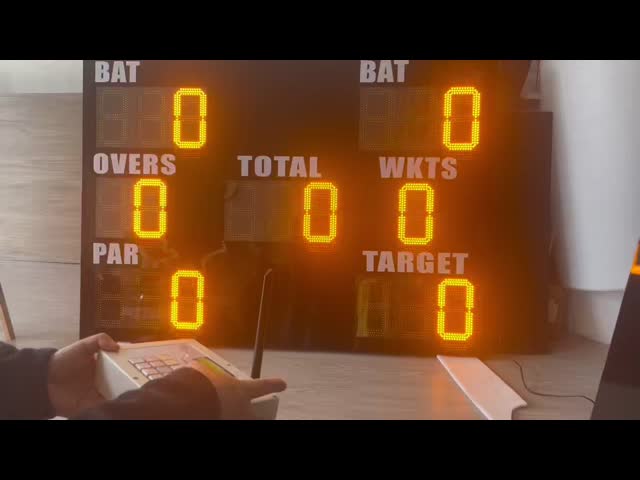 Weatherproof Digital Cricket Scoreboard for UK Clubs & Schools