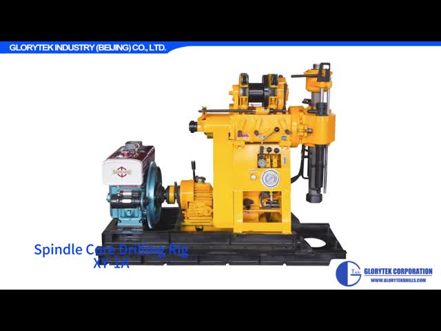XY-1A 100/180m Depth Drill Rig Machines Orignal Hole Diameter 150mm / Final Hole Diameter 75/46mm