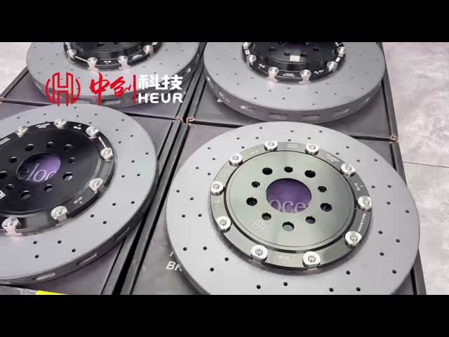 HEUR Audi carbon ceramic brake discs For Customize A6(C5/4Y8) 1.8L 390*36mm front wheel
