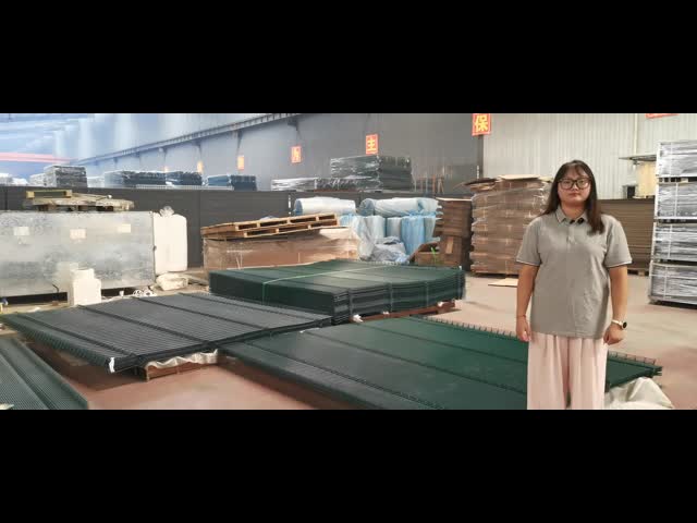 High Security Airport 50mmx200mm aoa fence Pvc Fence Panels And Posts