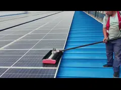 7.5M Solar Panel Rotary Brush Washer Photovoltaic Module Farm Array Cleaning Machine