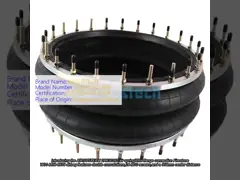 Flange Connection Firestone Air Spring W01-M58-6979 with 24-M10 Screws Air Bag