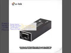 Micro Mini 10/100/1000BASE-T to 100/1000BASE-X SFP Media Converter