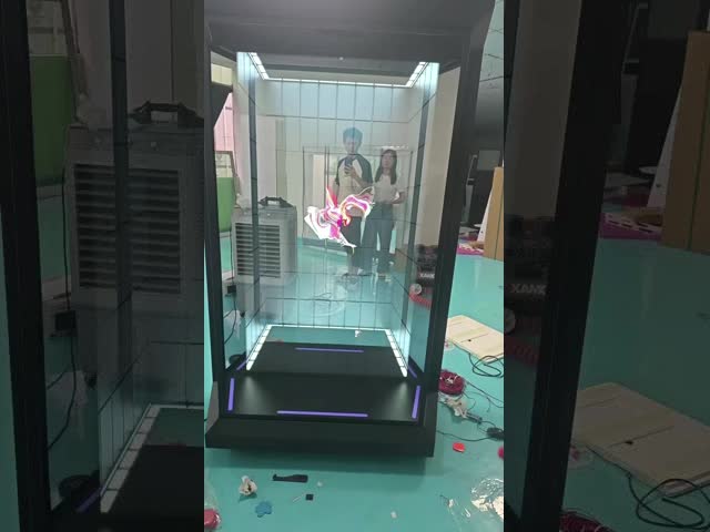 75 Inch 3D Holobox 2000nits LCD Transparent