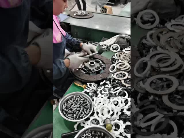 Clutch plate assembly process