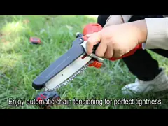 China 8'' Mini Cordless Chain Saw Lithium Battery Power Handheld Electric Chainsaw supplier