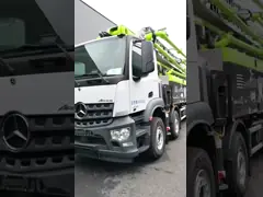 Zoomlion 2025 Model Concrete Pump Truck with 170 m³/h Output and 405 kW Engine Power