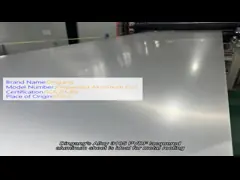 Alloy 3105 PVDF Lacquered Aluminum Sheet 0.96mm Thick x 48'' Width Pre-painted Aluminum Coil For Metal Commercial Roofing