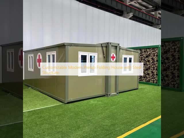 Customizable Modern Prefab Folding House with Steel Structure