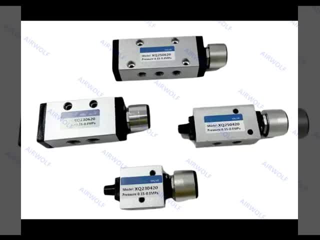 XQ Series Aluminum Pneumatic Manual Valve with 0-1.0MPa Operating Pressure and -10~+60 ℃ Working Temperature for 1/8