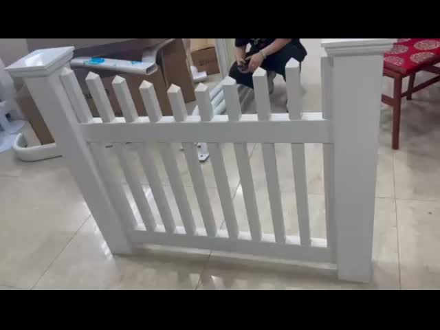 Reduces Wood Reliance PVC Spaced Picket Vinyl Fence Attractive DIY Installation