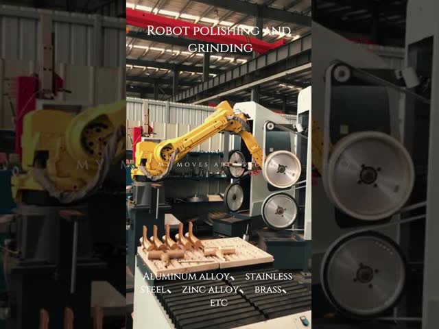 Automatic Stainless Steel Angle Valve Surface Finishing Equipment for Grinding and Polishing