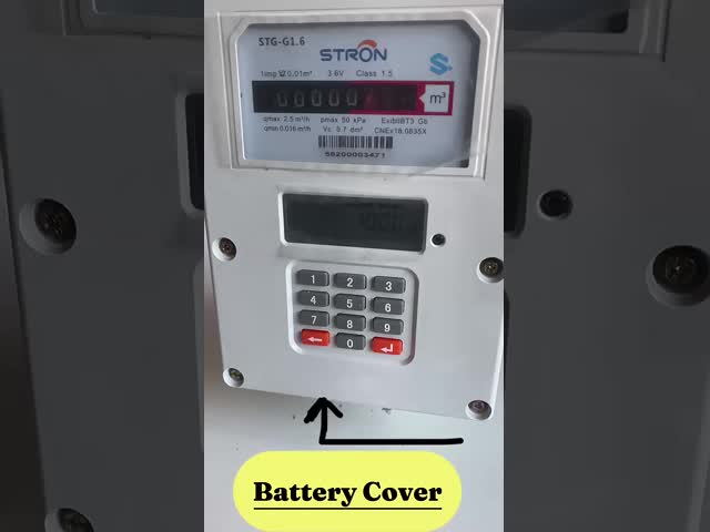 G1.6 Domestic Prepaid Gas Meter with LCD Display -30-60℃