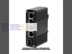 Commutateur Ethernet à liaison montante à 8 ports 10/100BASE-T PoE et 2 ports 100BASE-T