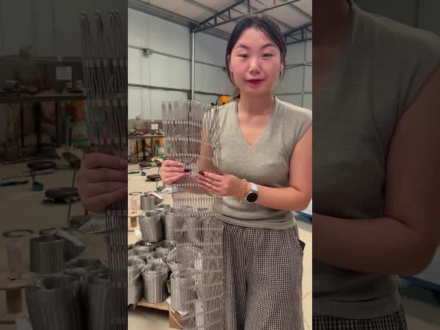 Kn Metal Wire Mesh Anti-Drone Net High Ductility Stretchable Metal Stainless Steel 304