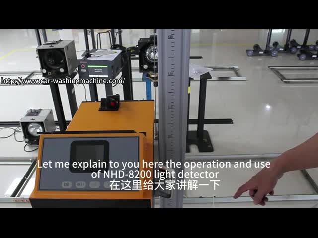 Automatic Calibrate Headlight Tester Electric Type Automotive Headlight Testing Machine NHD-8200