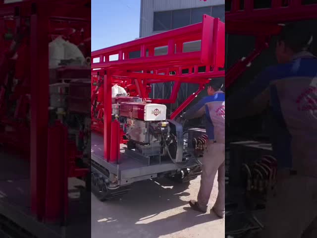 Customised Mobile Water Well Drilling Rigs , GK200 Hydraulic Core Drilling Machine
