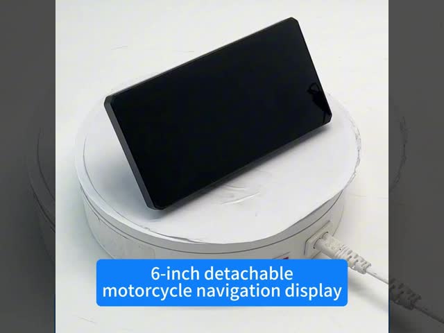 6 inch motorcycle carplay navigation screen 1080P high-definition lens waterproof motorcycle parking monitoring tire pressure detection recorder