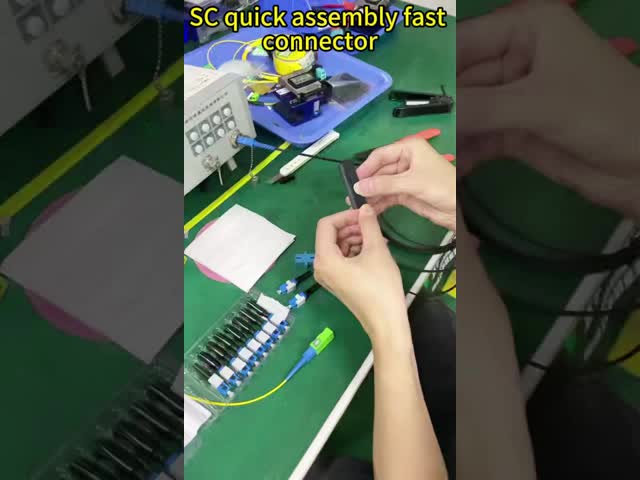 Quick Assembly Connector with ≤0.3dB Insert Loss and >90N Tensile Strength for 0.9/2.0/3.0mm Cables