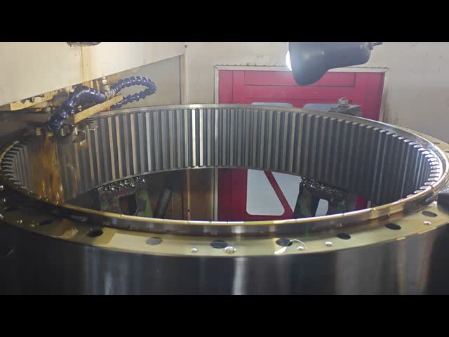 10 Module Annular Internal Involute Gear 42CrMo ISO 8-9 Grade video