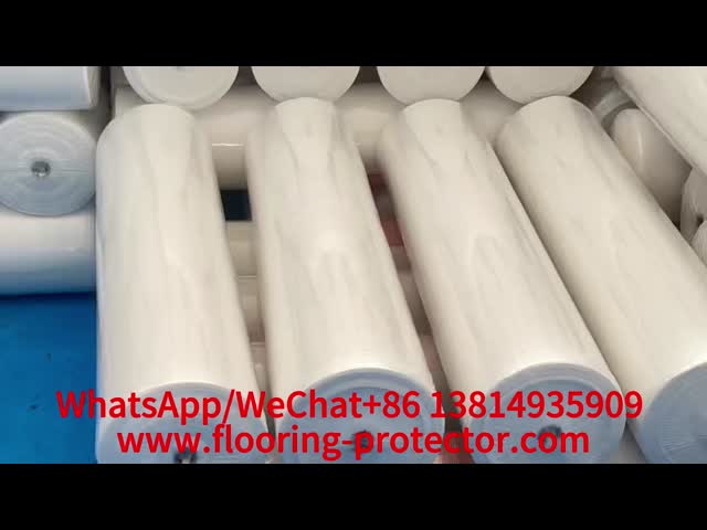 Blend Grey Floor Protector Sheet Roll Self Adhesive Painter Cover Fleece Anti Slip Mat