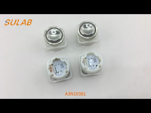 Stainless Steel Round Elevator Button with Braille and Intercom Function Model A3N10381