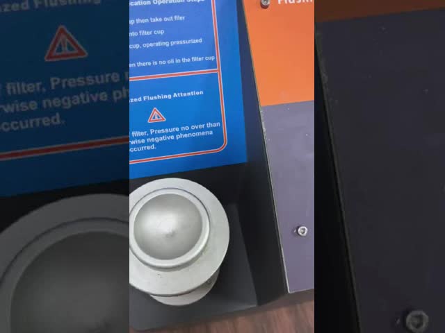 Automatic Lubricant Oil System Flushing Machine With Counting Function