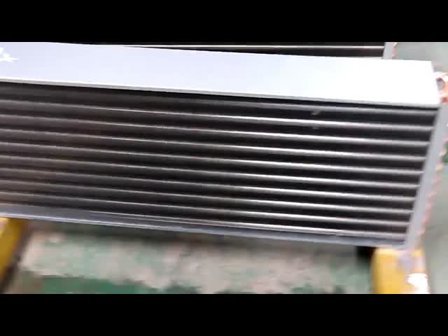 Copper Vertical Finned Condenser for HVAC 20mm Tube