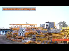 China Second Hand Zoomlion 6010-6 Flat Head Tower Crane Old Used Construction supplier
