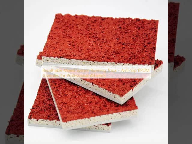 All-Weather Synthetic Running Track - Prefabricated Rubber Rolls with 10-Year Warranty