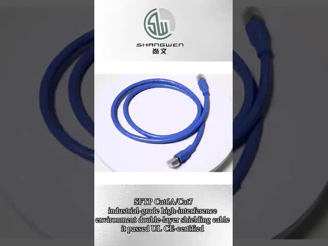 CE ROHS FTP UTP SFTP Cat8 Rj45 Plug 1000ft Patch Cord Ethernet Cable Network Lan Cable Communication Cables
