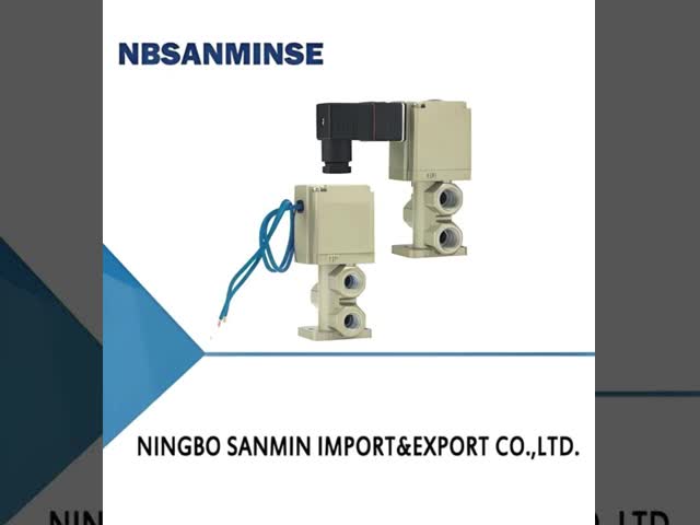 VT325 Series 3 Port Direct Operated Poppet Type Pneumatic Solenoid Valve with AC100V 50/60HZ for Medium Temperature Applications