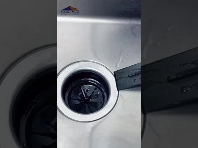 375W Kitchen Waste Disposer 1000ml Capacity 3300RPM Speed Modern Clean Kitchen Environment