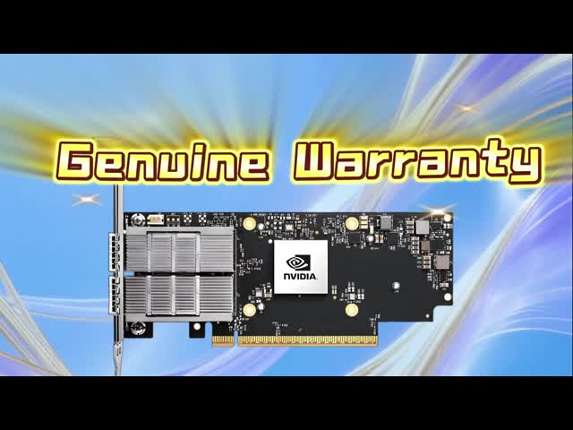 Mellanox ConnectX-6 MCX653105A-HDAT-SP VPI Single Port HDR 200Gb/s InfiniBand & Ethernet Adapter Card, PCIe 3.0/4.0 x16