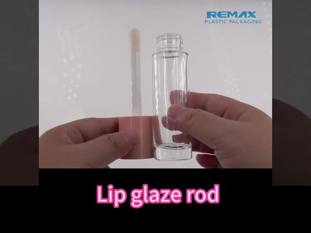 30ml Glass Foundation Bottle with Brush + Thick-Bottom Pink Lip Gloss Bottle – Empty Cosmetic Containers for DIY Makeup