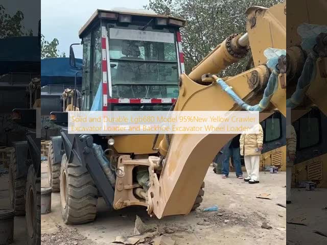 Solid and Durable Lgb680 Model 95%New Yellow Crawler Excavator Loader and Backhoe Excavator Wheel Loader