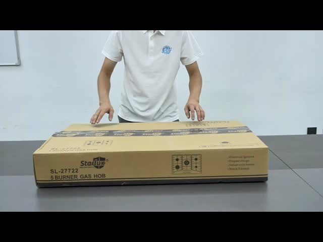 Five Burner Built In 86cm Gas Cooktop 201 Stainless Steel Corrosion Proof For Home