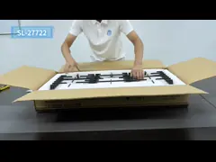 Five Burner Built In 86cm Gas Cooktop 201 Stainless Steel Corrosion Proof For Home