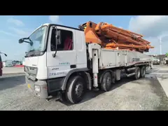 Camión bomba de hormigón Zoomlion 52M de 2013 sobre chasis Mercedes-Benz 52 metros video