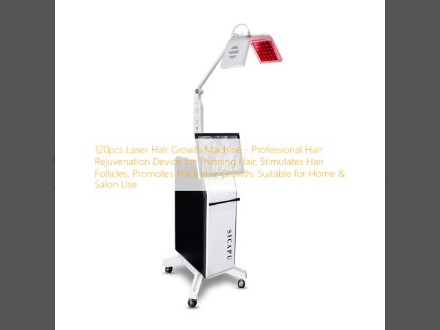120pcs Laser Hair Growth Machine Hair Rejuvenation Device For Home & Salon
