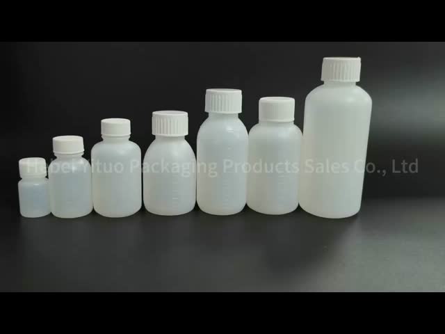 Prescription Plastic 100ml HDPE Medicine Bottle  Children'S Medicine Health Products