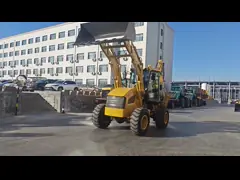 7600kg Diesel Powered Backhoe Loader WZ30-25 loader With High Efficiency