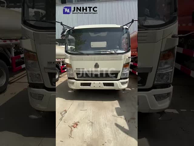 Manual 10000L 4x2 Water Tank Truck With Front Rear Sprinkler