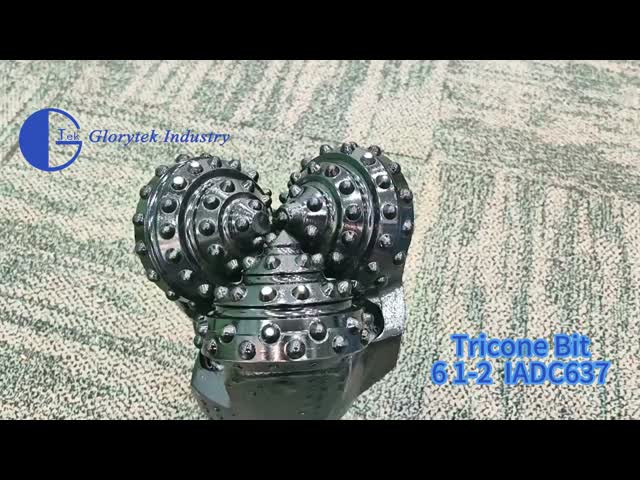 IADC637 6 1/2inch Tricone Rock Bits Supplier API Steel Tooth TCI Tricone Clay Bit Water Well Drill Bit