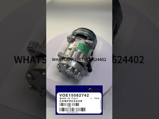 15082742 VOLVO VOE15082742 7H15 24V 2A compresseur A/C pour EC180 EC210 EC300 vidéo