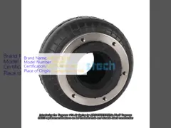 Molla pneumatica Torpress 110 Anello flangiato Pirelli Torpress 89023 con foro filettato M8