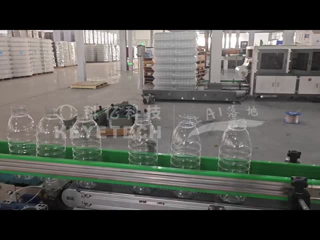 AI Vision Inspection Machine for PET Bottles with 0.1 mm Precision 99.9% Accuracy and 360° Detection