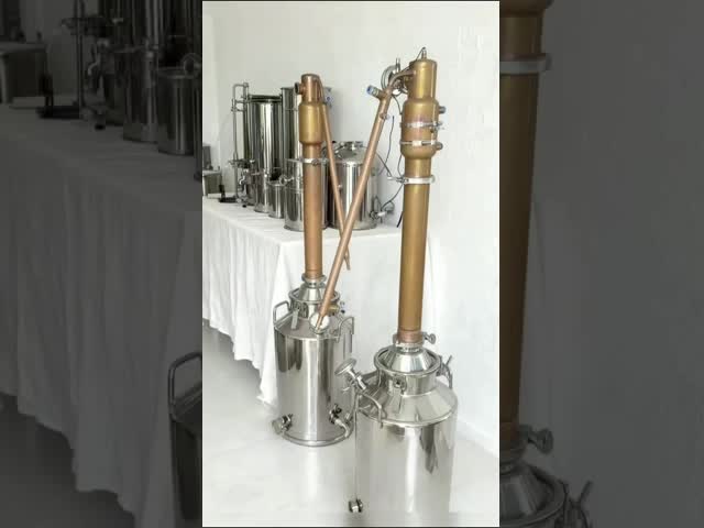 50L 100L 200L Small Whisky/rum/spirits/ethanol Alcohol Processing Machine Home Electric Heating Distiller