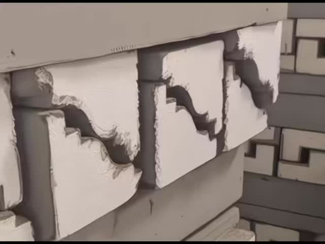 Architectural Stucco Foam Window Trim Polystyrene Foam High Density For Villa