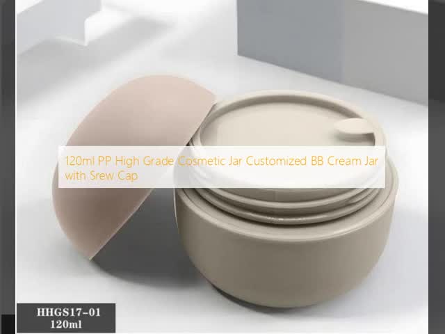 300ml PP Cosmetic Jar Customized Body Cream Jar with Srew Cap